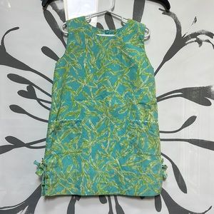 Lilly Pulitzer kids shift dress parrots toucan bamboo 6x